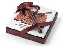 Celozrnná lísková mléčná čokoláda bezlepkový Dřevěná krabička a kladivo 600g