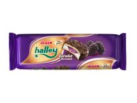 HALLEY - Černá moruše plněná čokoládovou polevou dort 236g