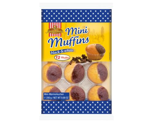 Mini Muffins Black & White 280g